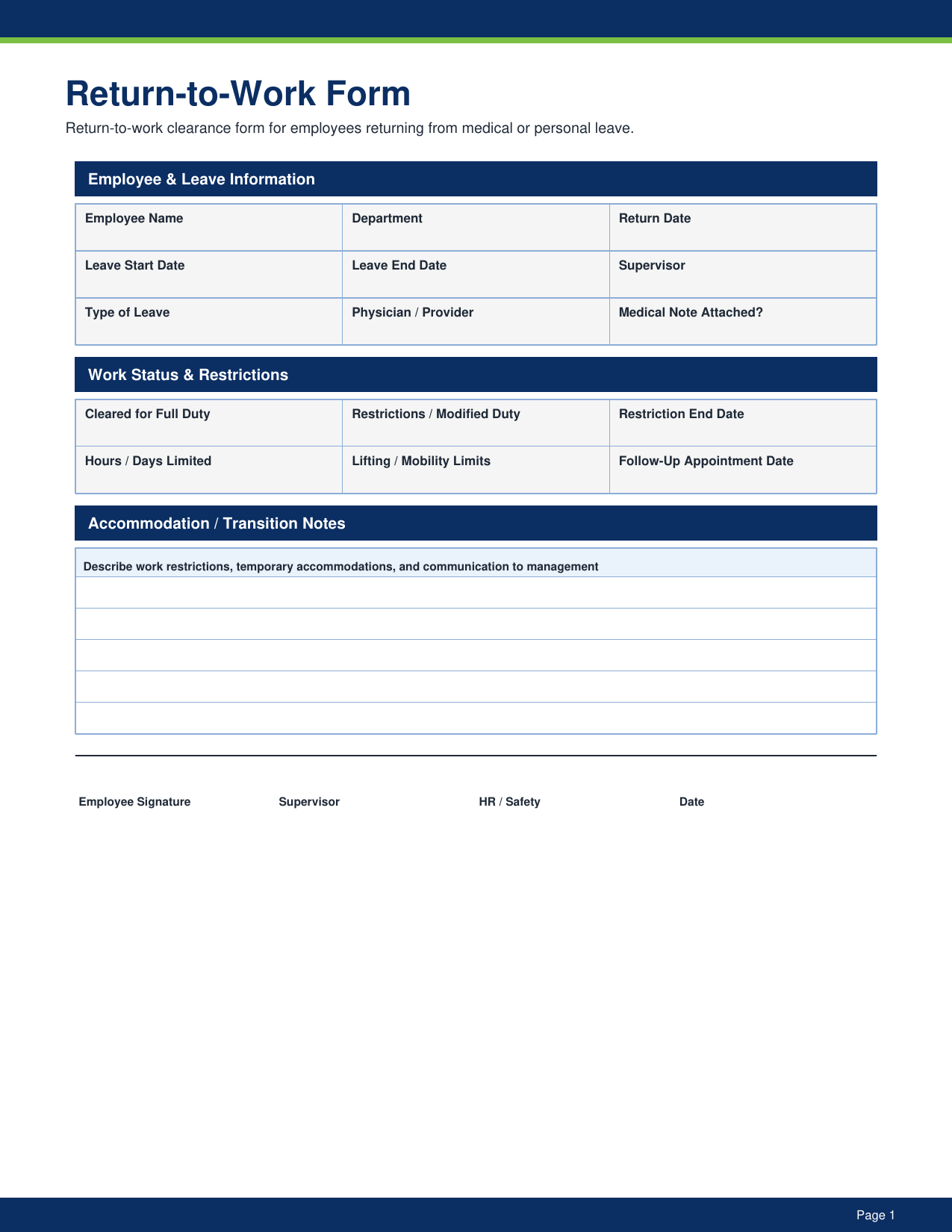 HR - 50 Essential Forms Pack pdf Download - YardDoc