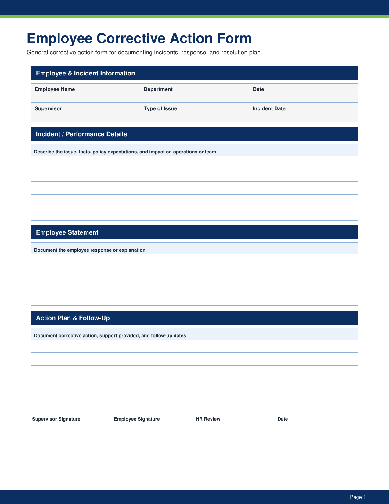 HR - 50 Essential Forms Pack pdf Download - YardDoc