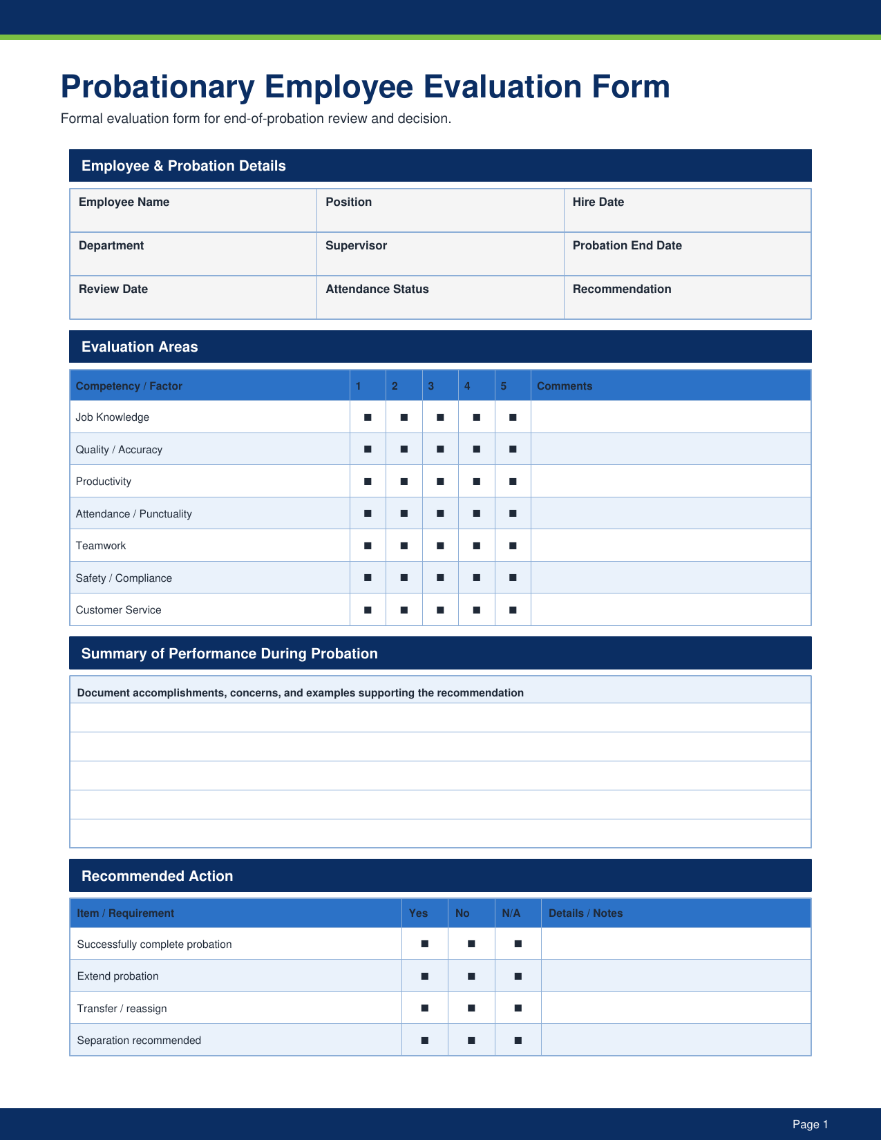 HR - 50 Essential Forms Pack pdf Download - YardDoc