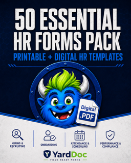 HR - 50 Essential Forms Pack pdf Download - YardDoc
