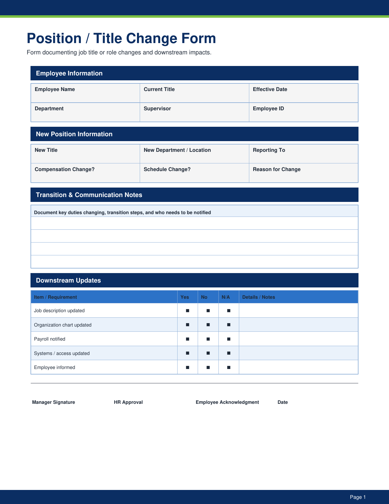 HR - 50 Essential Forms Pack pdf Download - YardDoc
