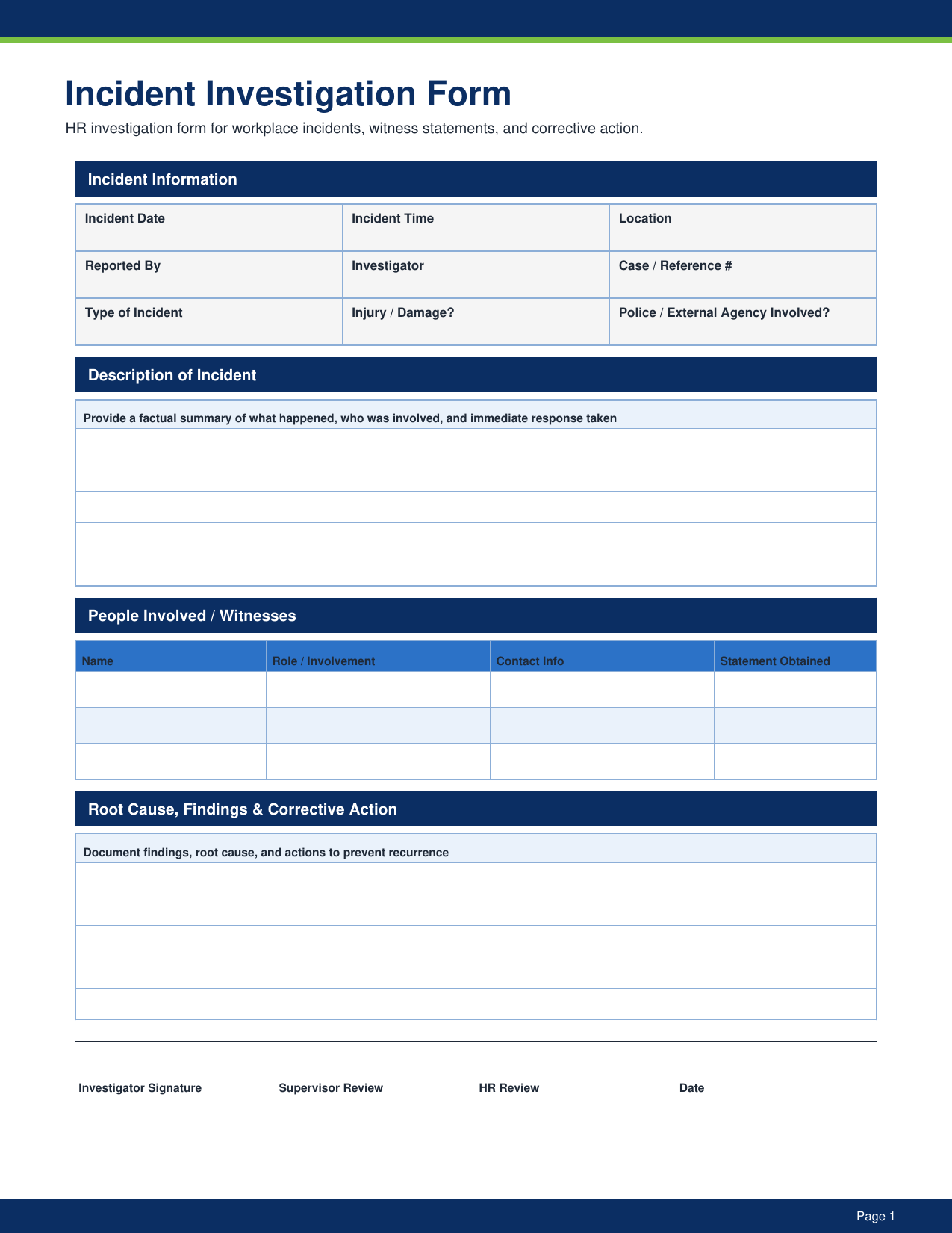 HR - 50 Essential Forms Pack pdf Download - YardDoc