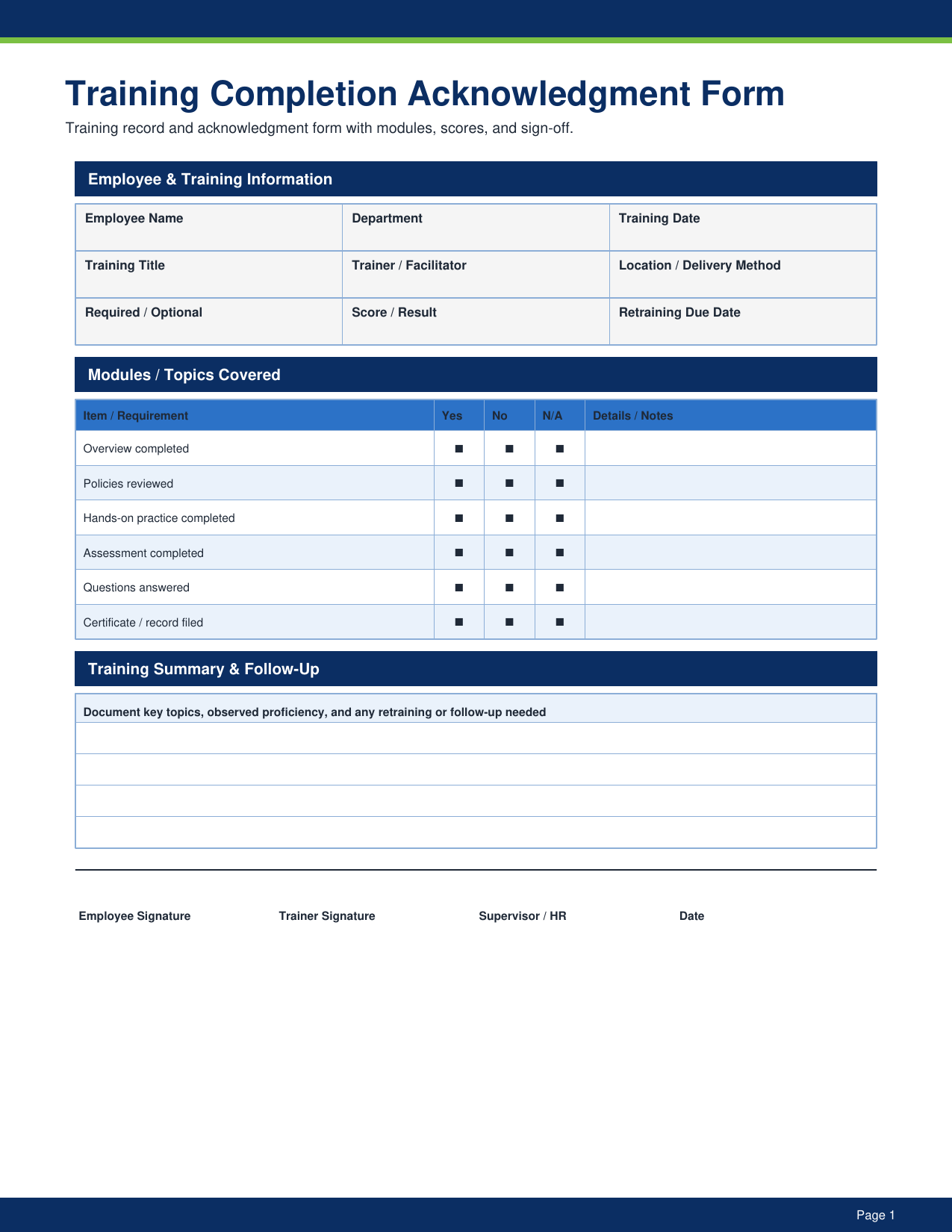 HR - 50 Essential Forms Pack pdf Download - YardDoc
