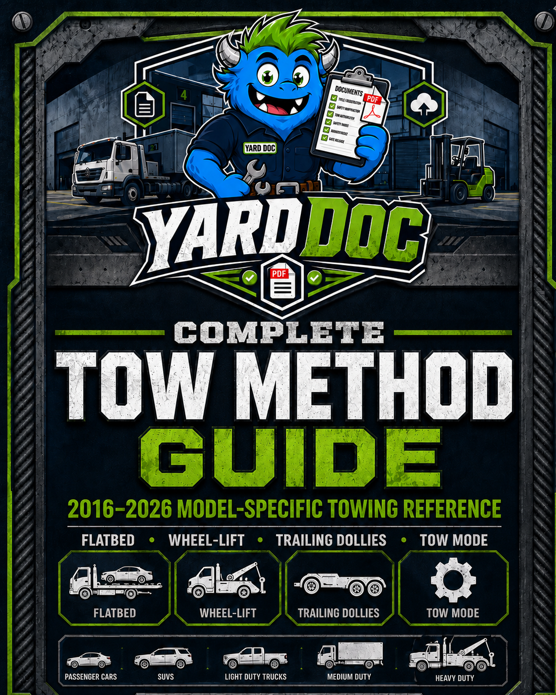 Complete OEM Tow Method Guide 2016-2026 Tow Matrix - YardDoc