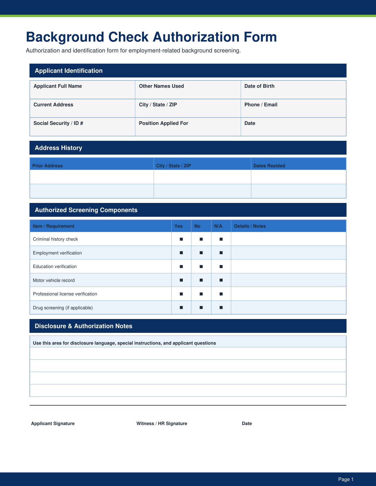 HR - 50 Essential Forms Pack pdf Download - YardDoc