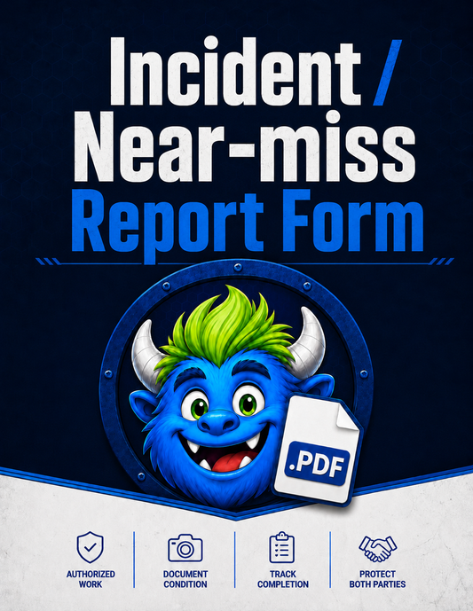 Incident / Near-miss Report Form - YardDoc