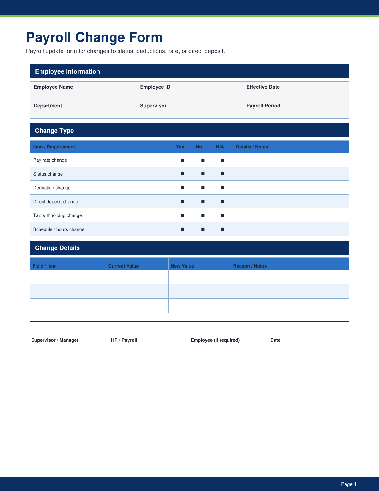 HR - 50 Essential Forms Pack pdf Download - YardDoc