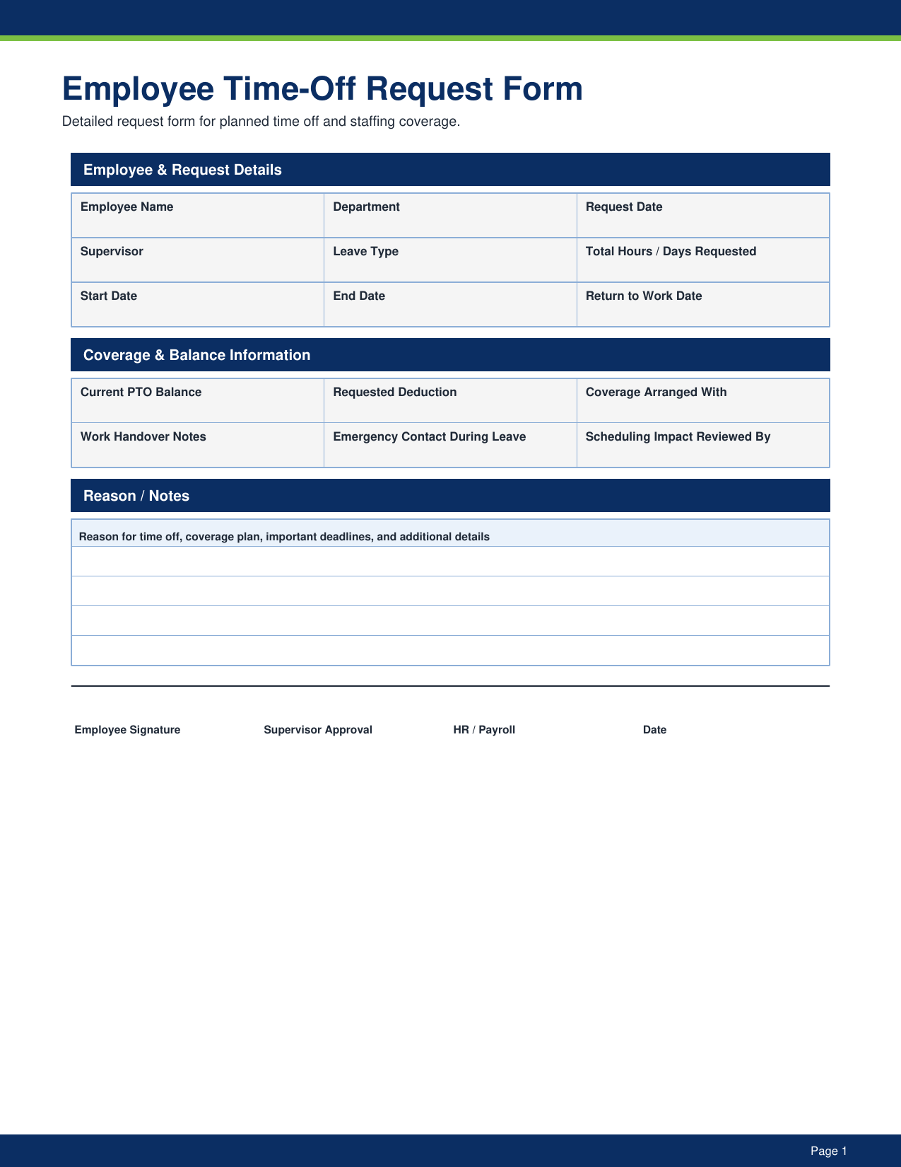 HR - 50 Essential Forms Pack pdf Download - YardDoc