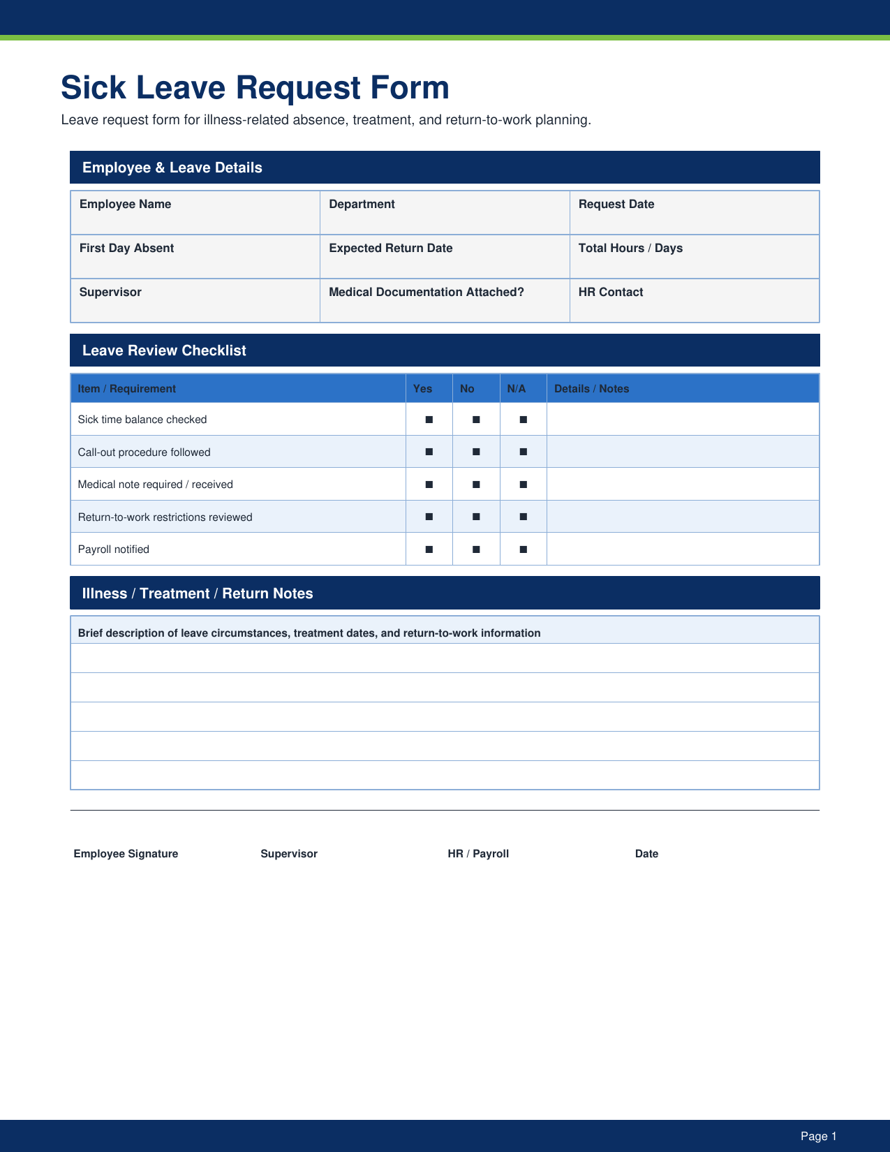 HR - 50 Essential Forms Pack pdf Download - YardDoc