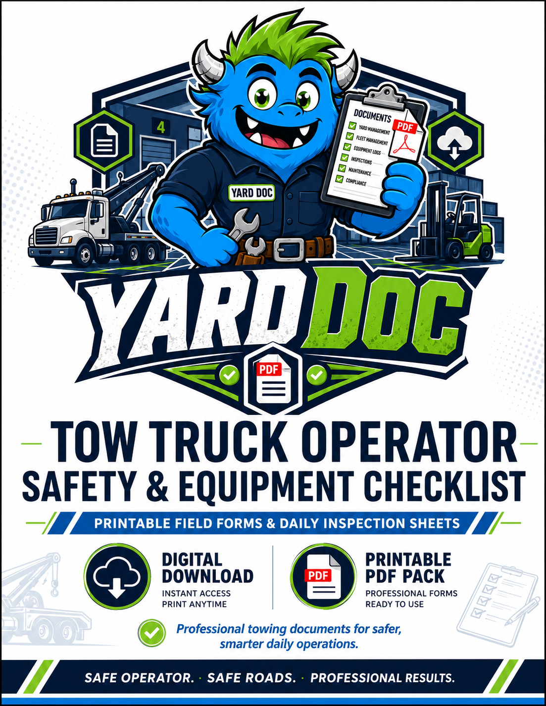 Tow Truck Operator Safety & Equipment Checklist - YardDoc