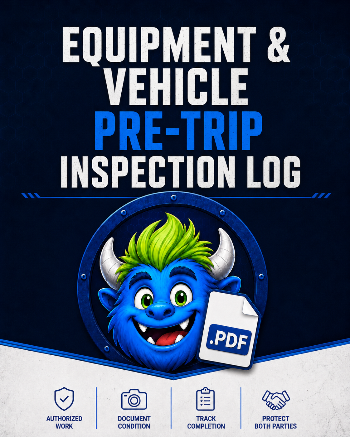 Equipment & Vehicle Pre-Trip Inspection Log - YardDoc